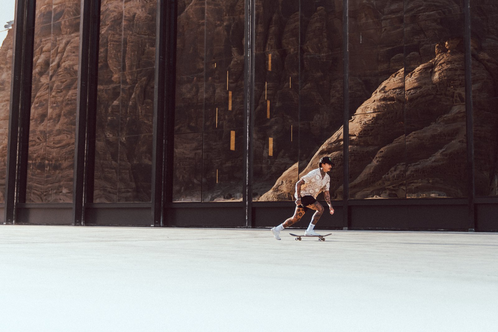 Skating at AlUla